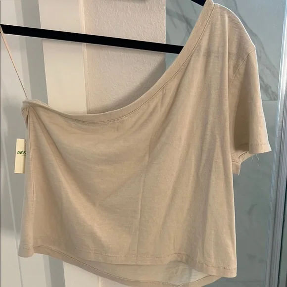 Cream Off-Shoulder Top - Picture 3 of 3